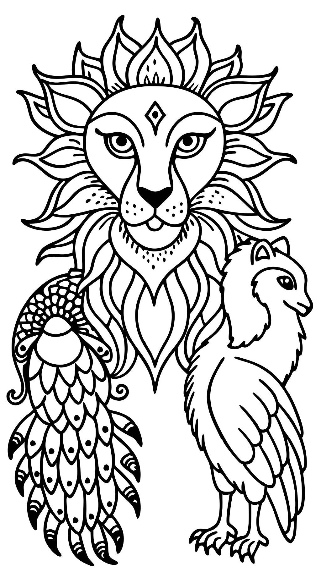 coloring pages realistic animals